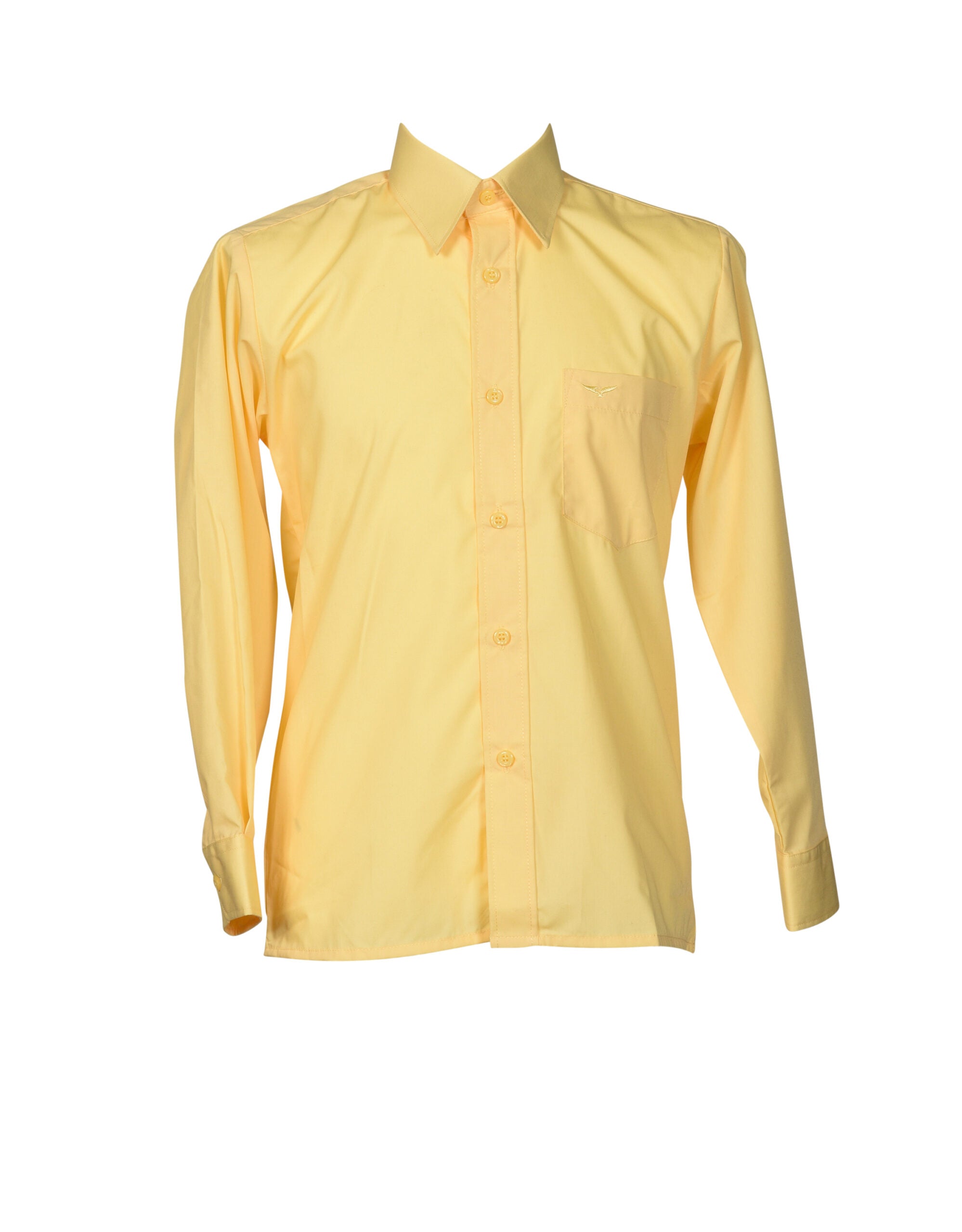 Mustard colored new arrivals long sleeve shirt