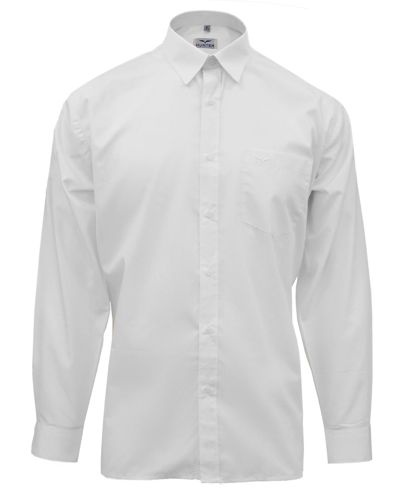 Hunter Long Sleeve White Shirt