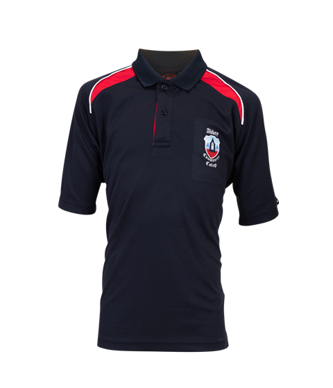 Abbey Community College Contrast Poloshirt