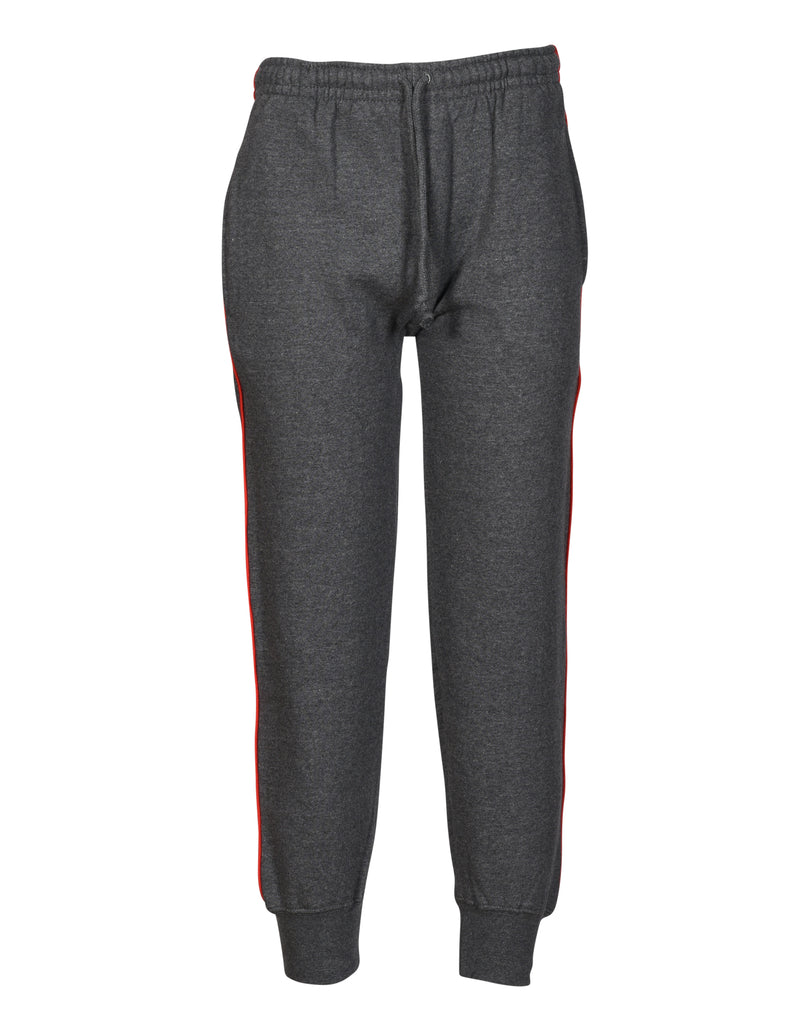 Fleece Grey/Red Tracksuit Pants