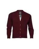 Cardigan Hunter Maroon 100% Acrylic