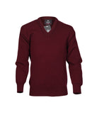 Jumper V Neck Wine Hunter 70/30