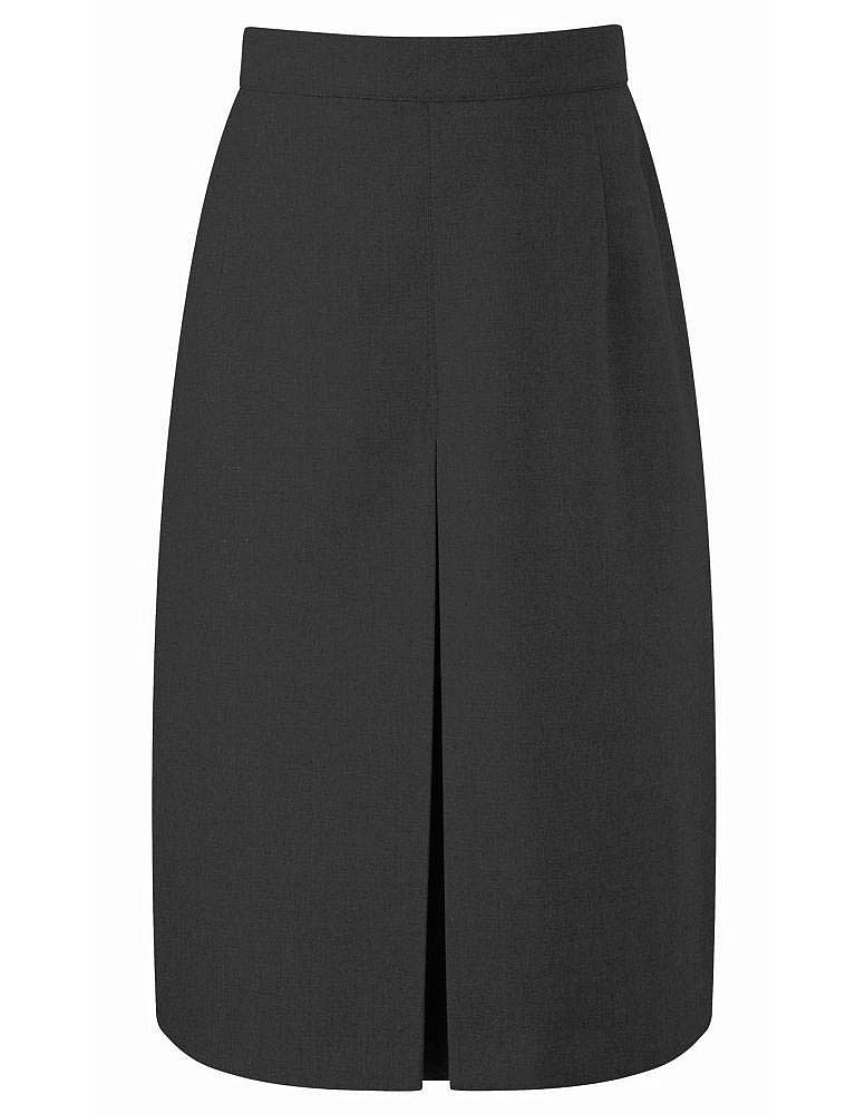 Skirt Black A Line Single Pleat